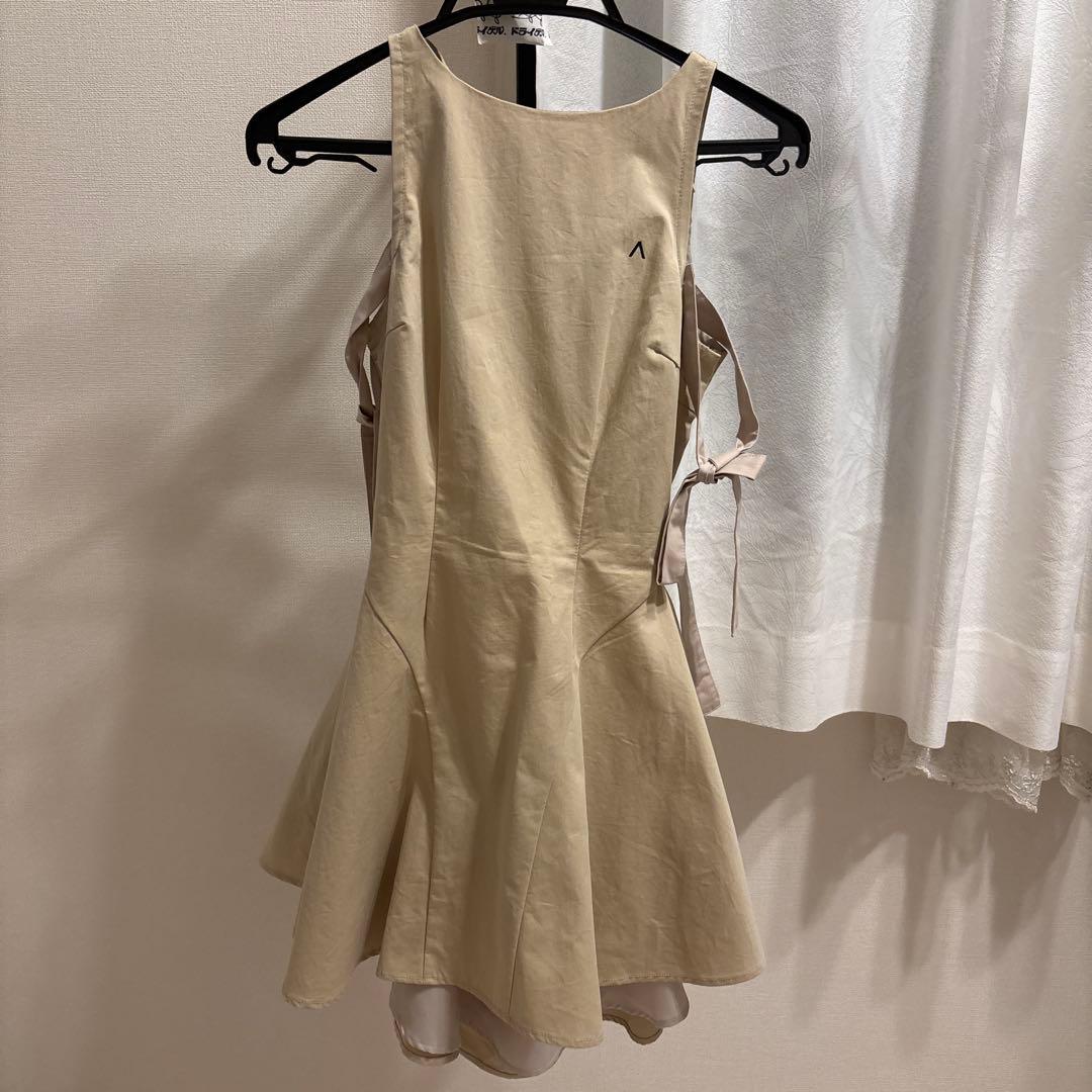 andmary jozy ribbon flare mini dress - メルカリ