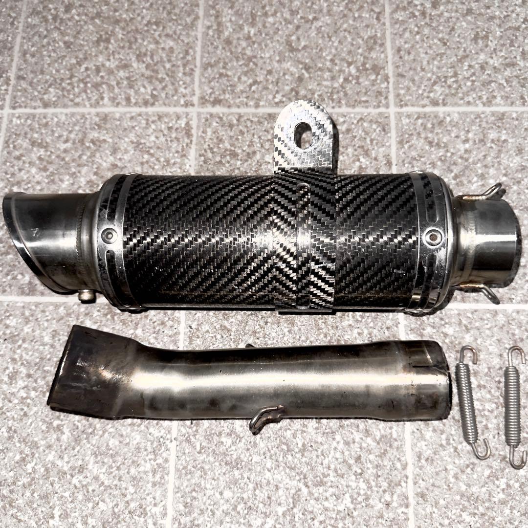 CB400SF NC42 LCI製 ショートカーボン スリップオンマフラー - メルカリ