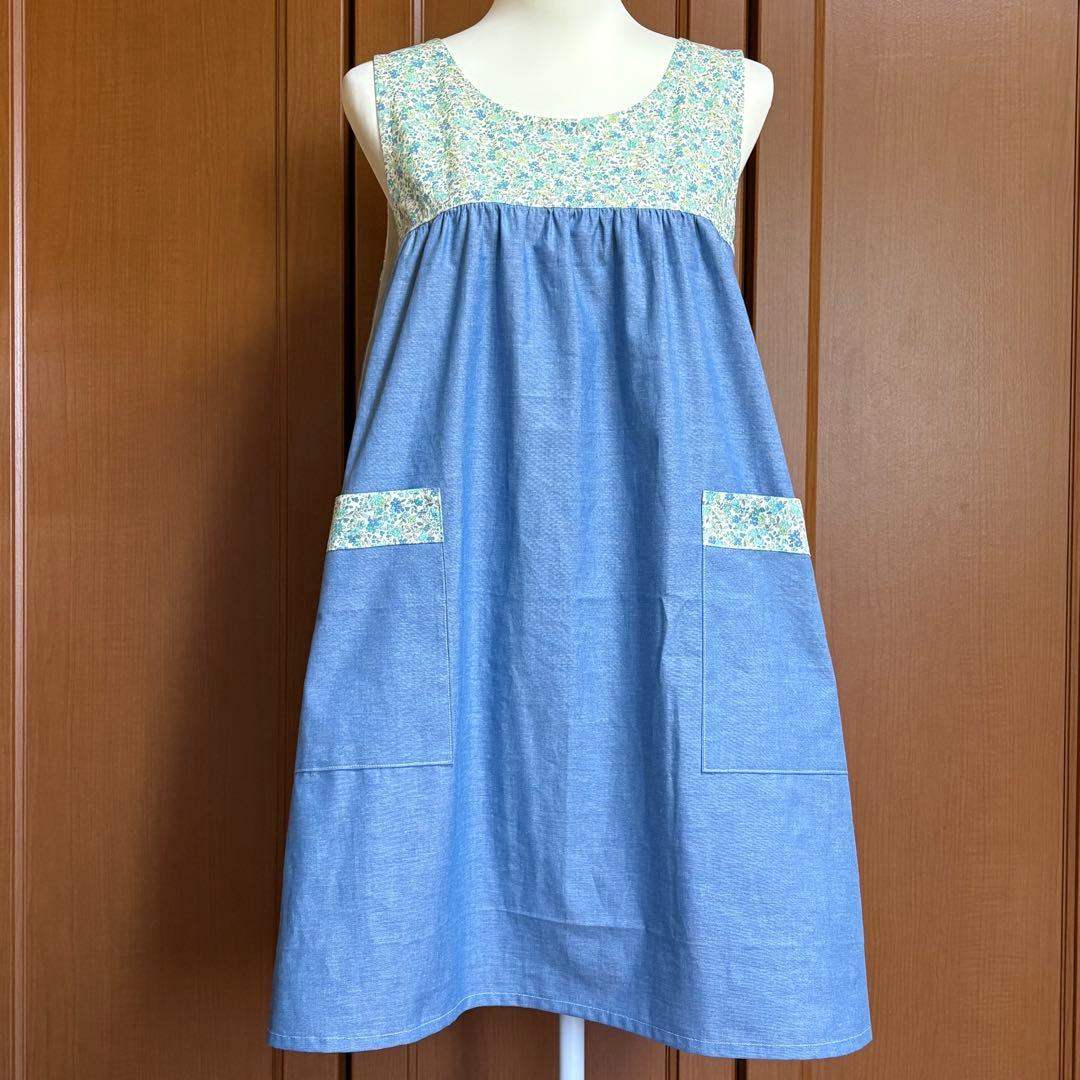 ハンドメイドエプロン保育士 介護士 - メルカリ