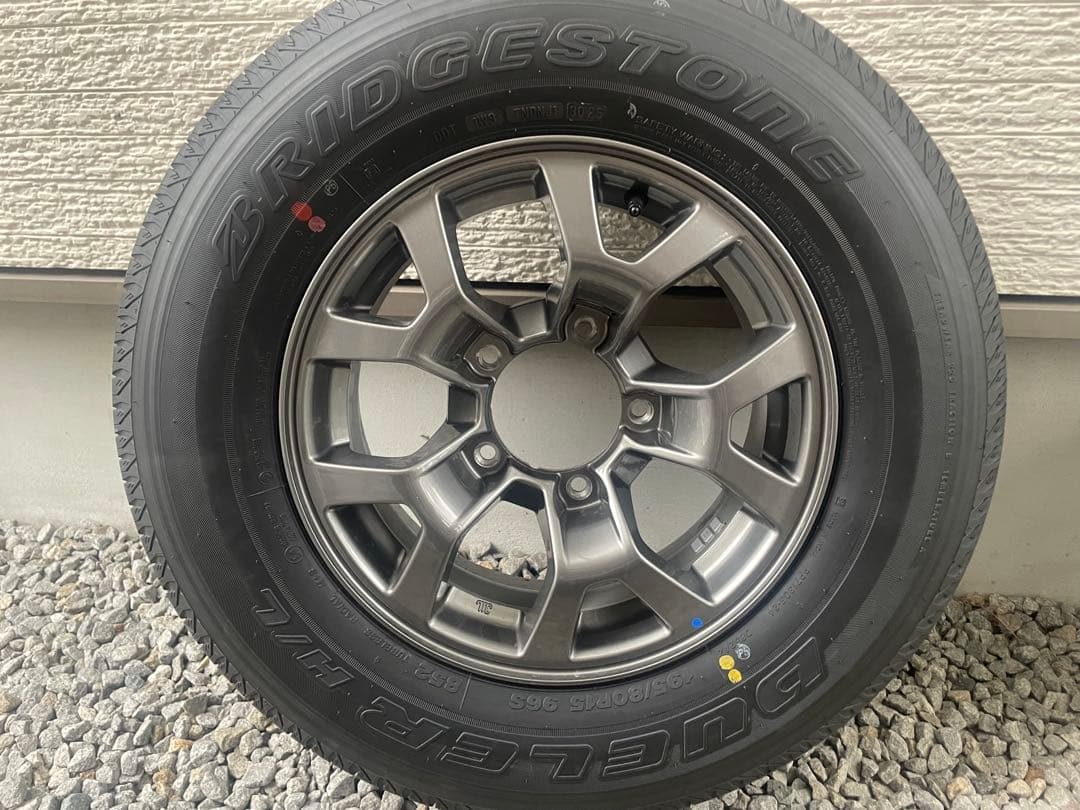 ジムニーノマド純正ホイールタイヤセット4本送料込み SUZUKI ジムニーノマド純正ホイール+BRIDGESTONE DUELER H/L (Z02233