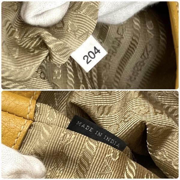 お買い得 PRADA ロゴ 2way ヴィッテロ ハンド 白タグ204 - メルカリ