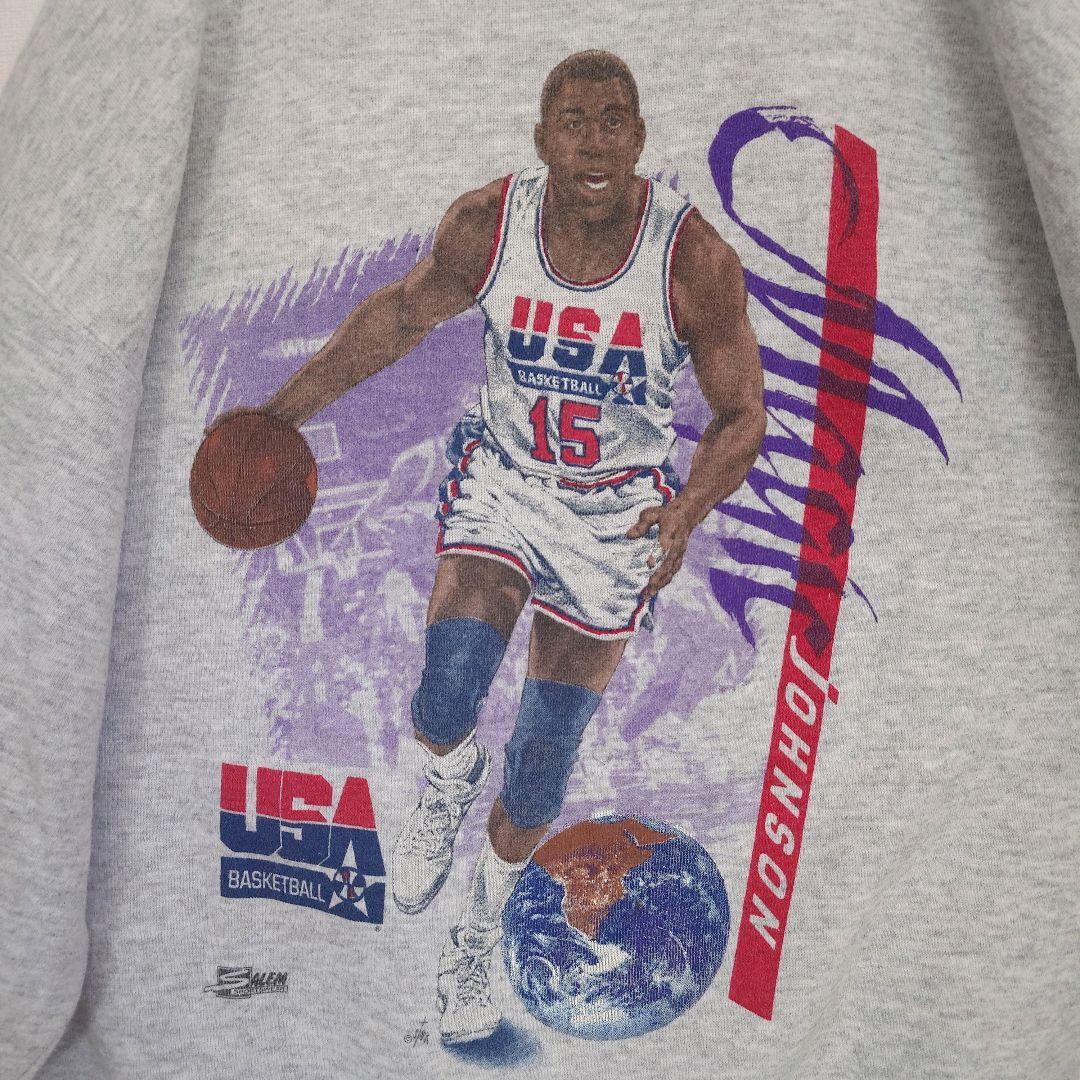 古着 NBA SALEM 90s ドリームチームマジックジョンソン スウェット
