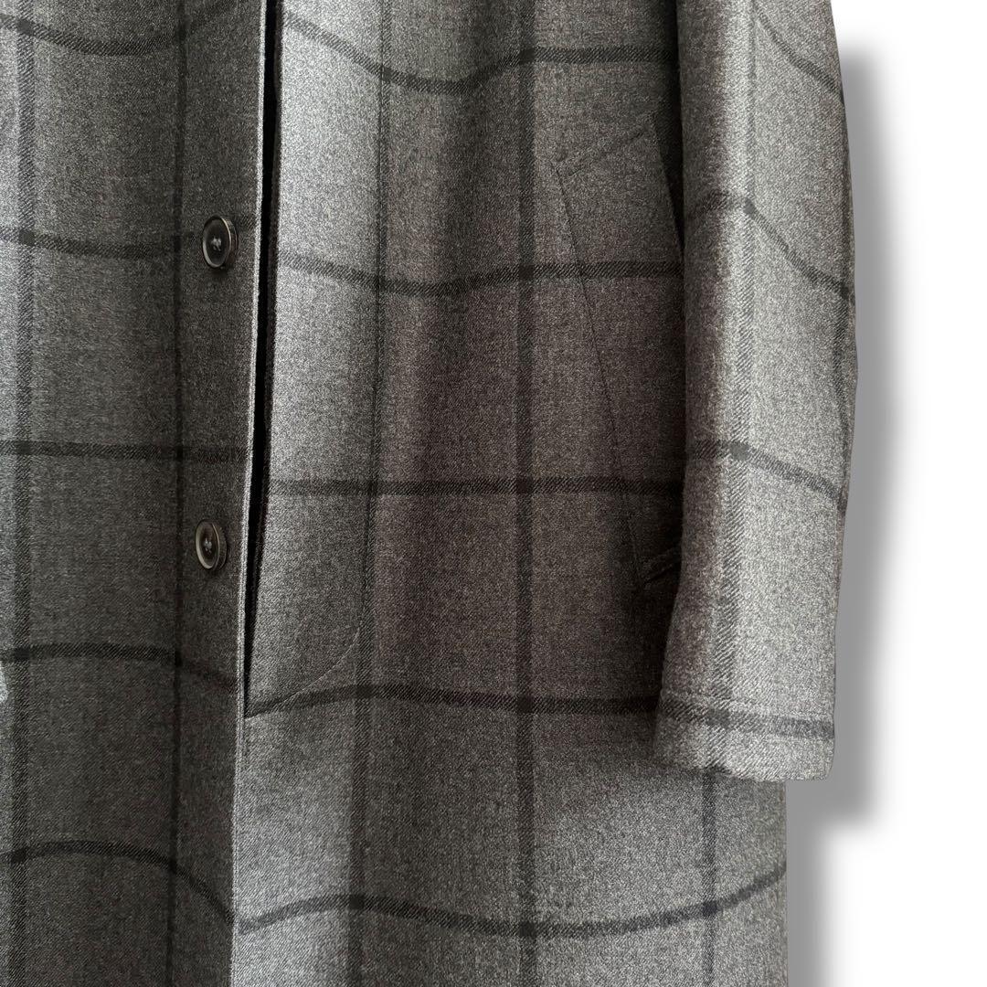 未使用級 白タグ マッキントッシュ ダンケルド ウールステンカラー