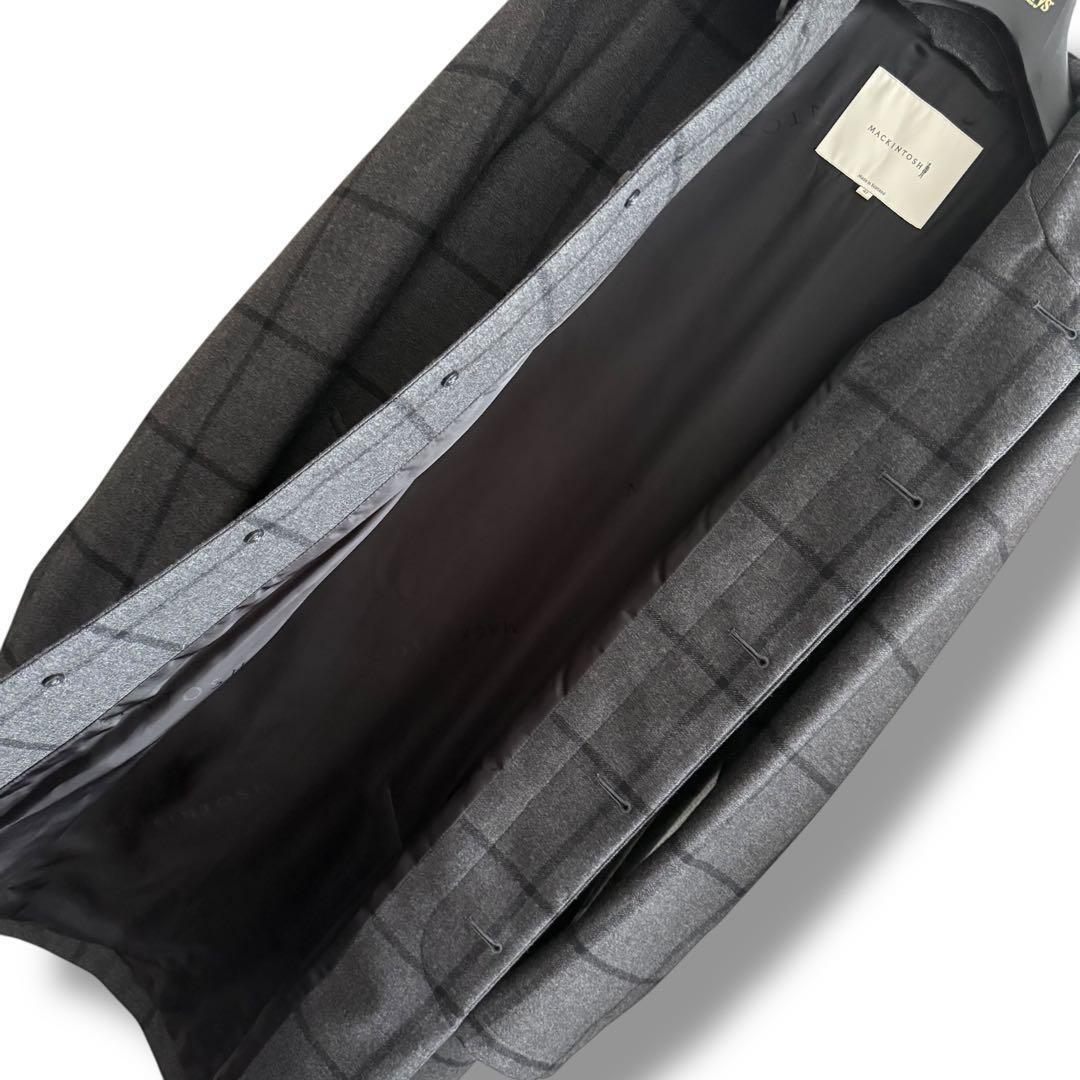 未使用級 白タグ マッキントッシュ ダンケルド ウールステンカラー