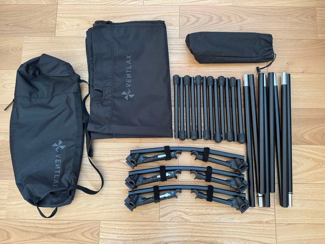 【美品】VENTLAX 2WAY アジャスタブル コット　オールブラック Amazon | VENTLAX 2WAY アジャスタブル コット 軽量3kg 静音設計