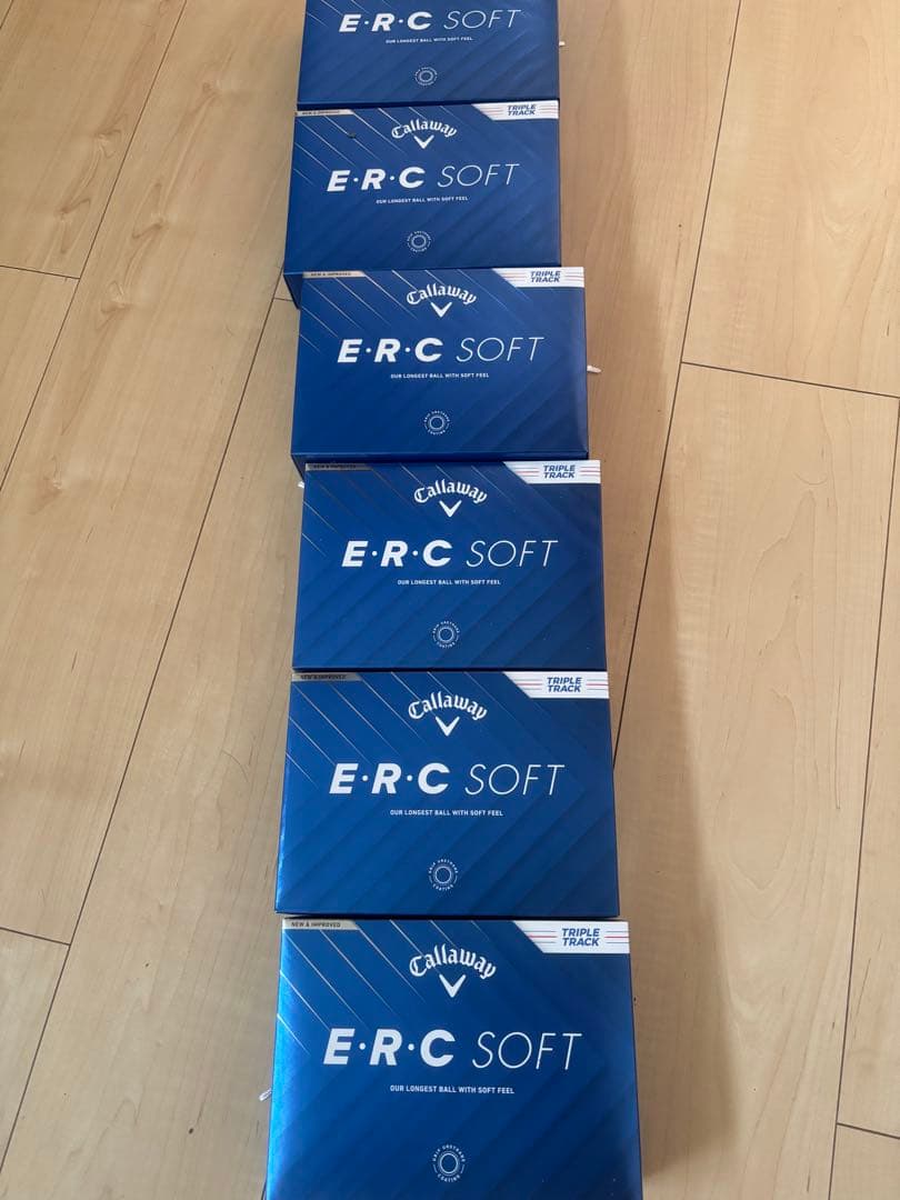 Callaway E.R.C. Soft ゴルフボール 6ダース balls-2025-erc-soft-triple-