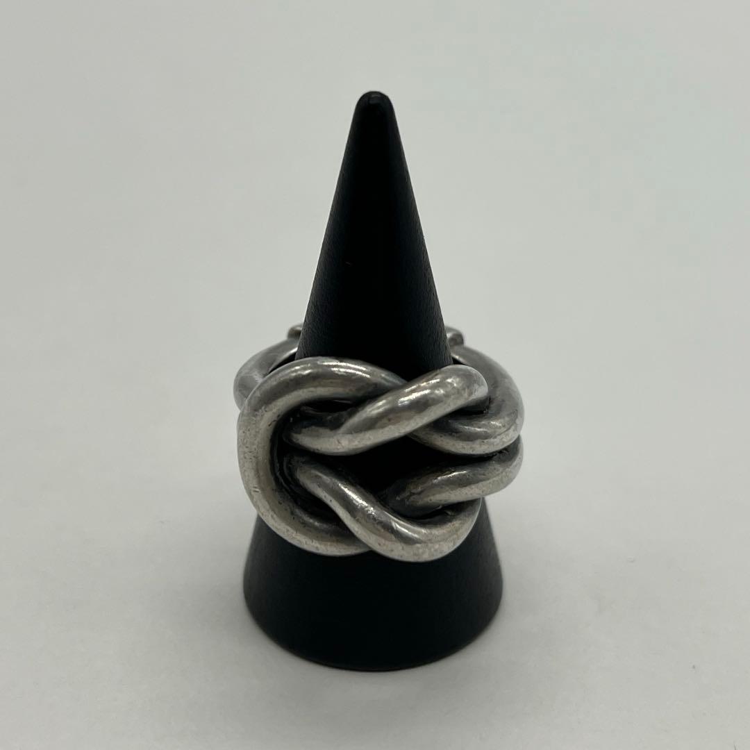 ぶたっこ様専用 グッチ GUCCI ノット リング 表記サイズ19 SV925