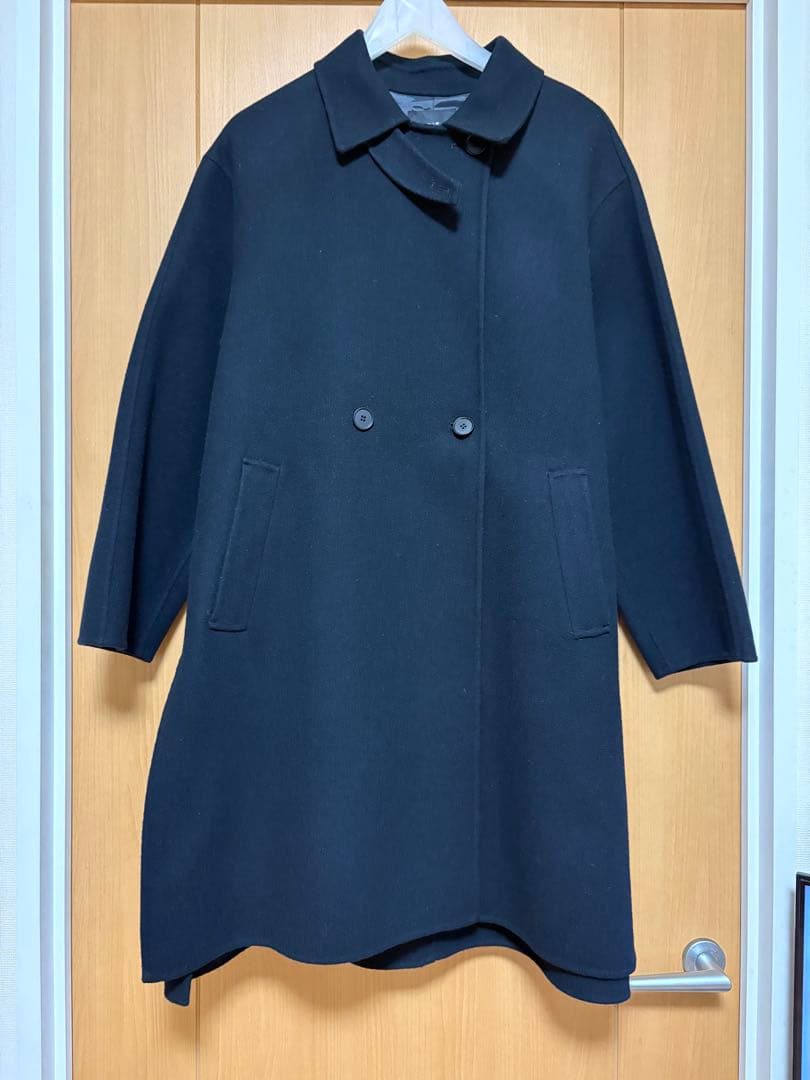 23区　ウールリバー コート38 セール】 ウールリバー ノーカラーコート （その他アウター）｜23区