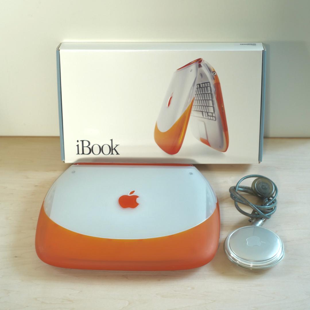 Apple iBook G3 クラムシェル タンジェリン 起動OK / オレンジ