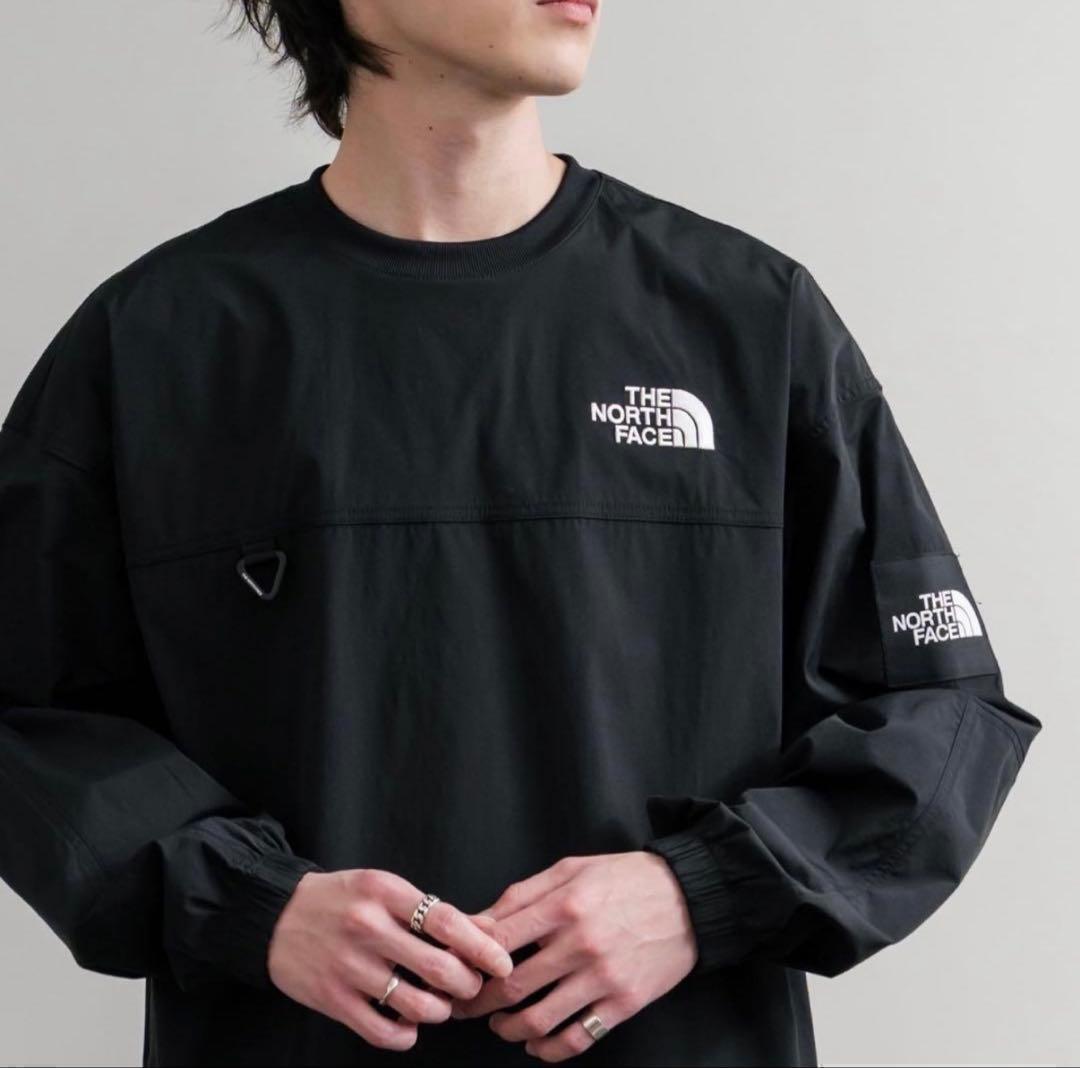 新品 ノースフェイス ALBANY EX CREWNECK ロンT 黒 M 韓国 - メルカリ