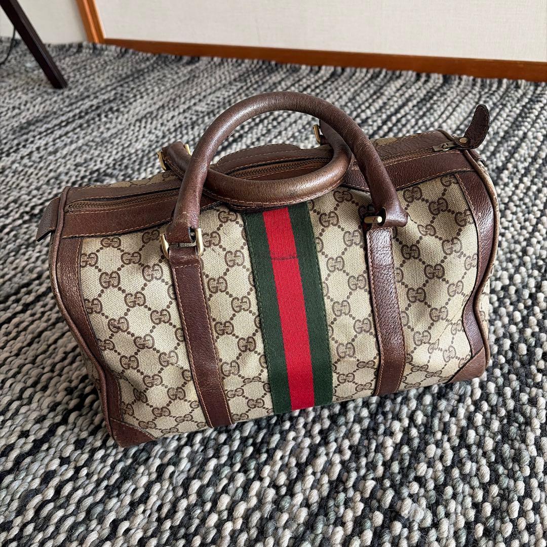Gucci GGパターン ヴィンテージボストンバッグ - メルカリ