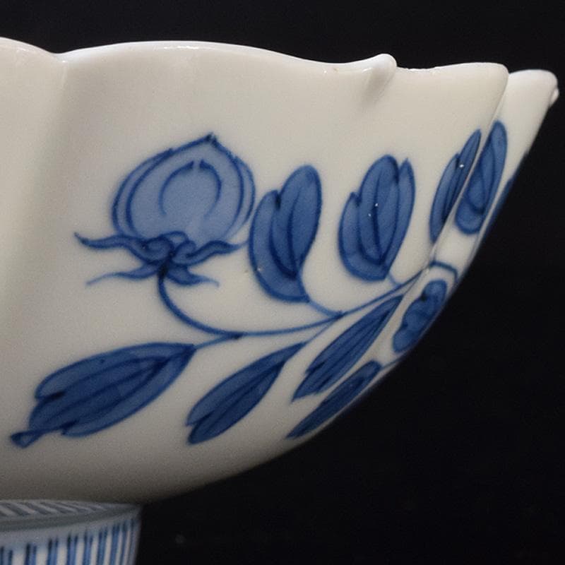 かず様専用 鍋島焼 藍鍋島 葡萄文 五寸皿 時代箱付 V R8114 - メルカリ