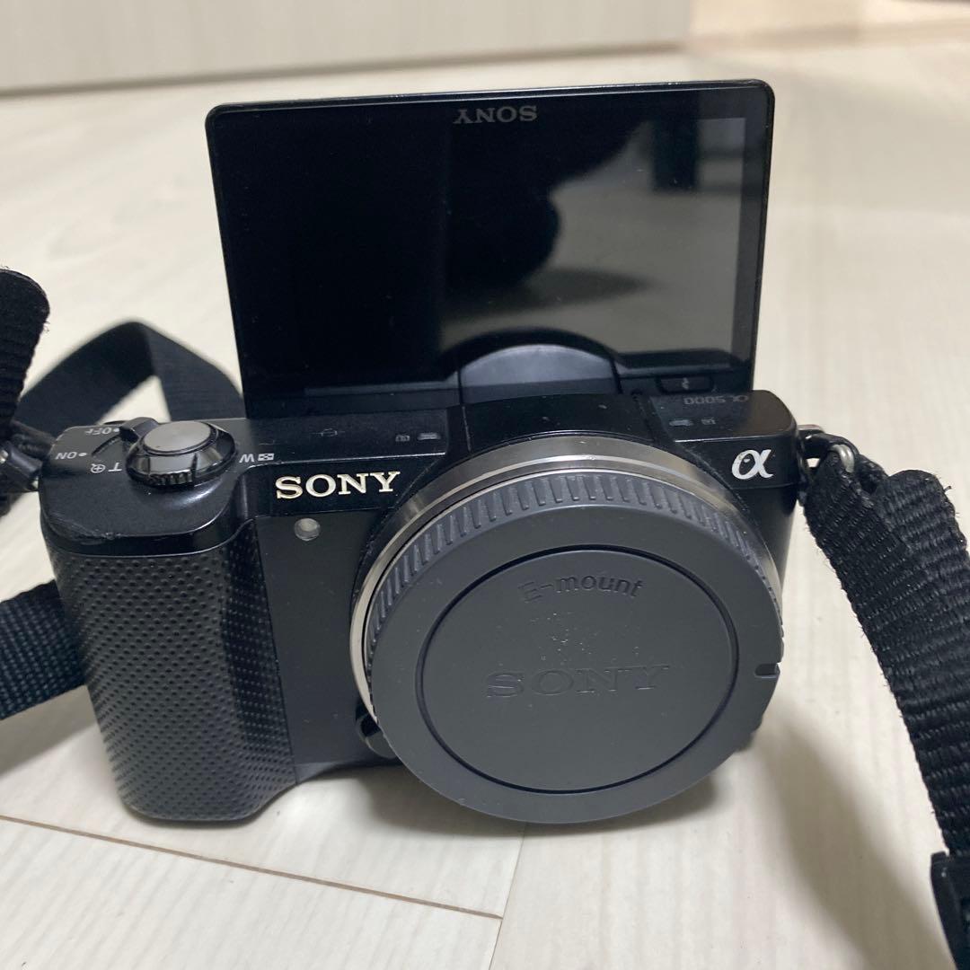 SONY α5000 ブラック ミラーレス一眼カメラ 本体 - メルカリ
