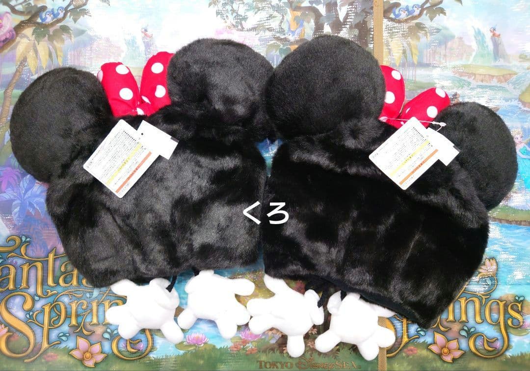 ☆新品タグ付☆ディズニー❤ミニー♡ファンキャップ❤2点セット
