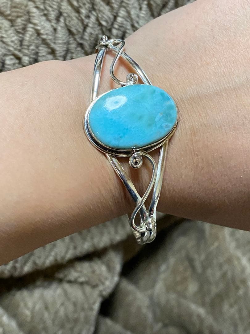 ラリマー バングル sv925 - メルカリ