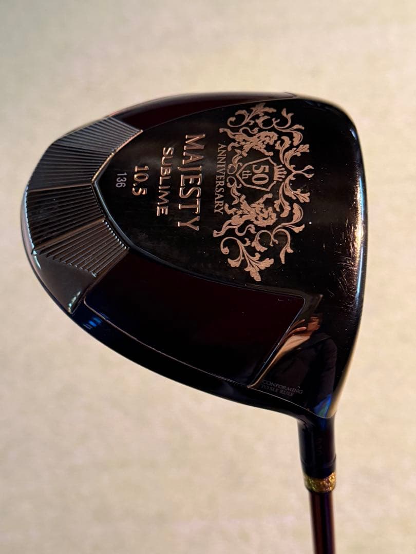 d*7様 MAJESTY SUBLIME ドライバー 50周年モデル 創業50周年記念限定モデル「MAJESTY SUBLIME 50th ANNIVERSARY」発売の