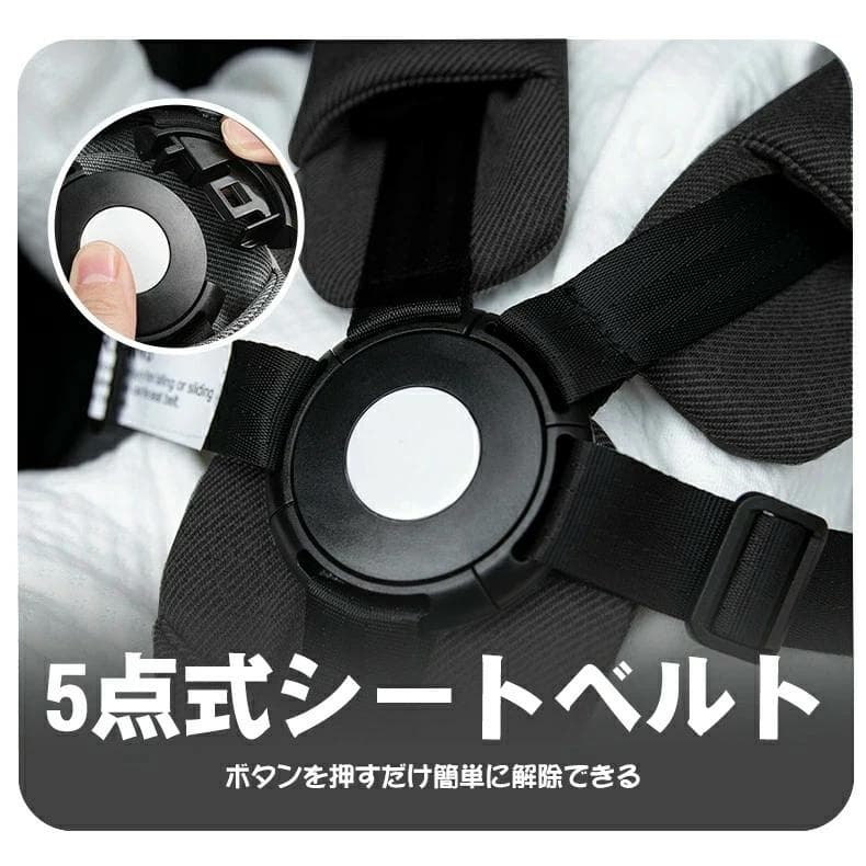 折りたたみ式　ベビーカー　軽量　5.0kg　自立型　B型　1秒収納/展開　黒