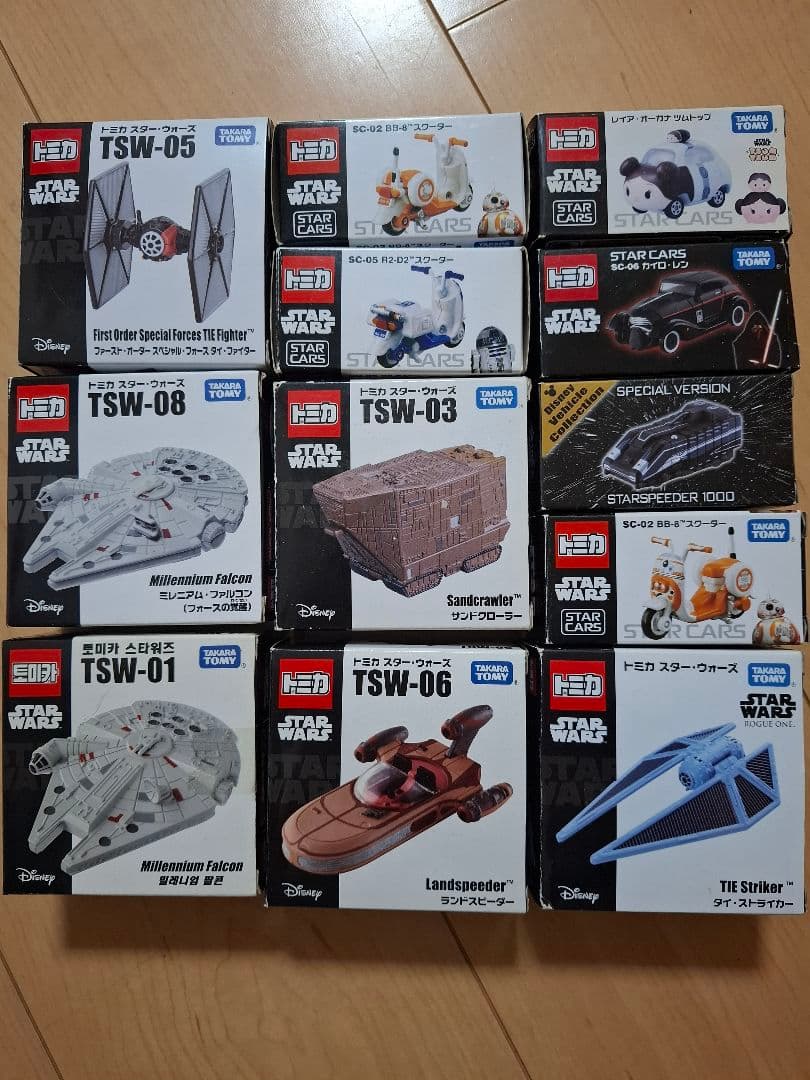スターウォーズ 他 トミカ まとめ売り Amazon | トミカ スター・ウォーズ SC-07 スター・カーズ ファースト