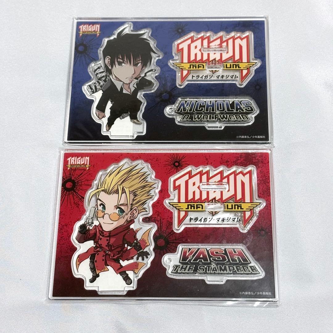 トライガン・マキシマム アクスタ 描き下ろし ヴァッシュ ウルフウッド