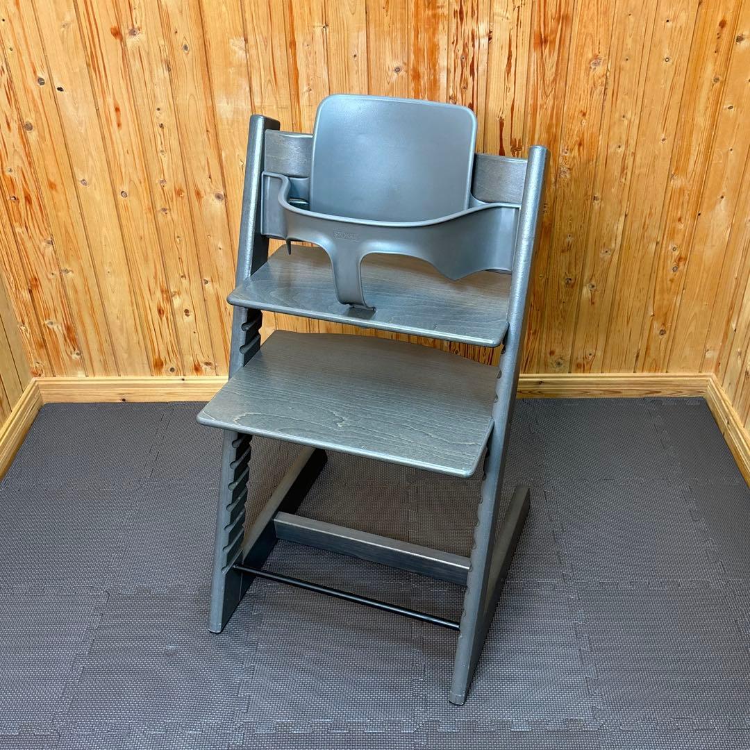 ストッケ 🎈 トリップトラップ ヘイジーグレー S/N4 ※ベビーセット無し