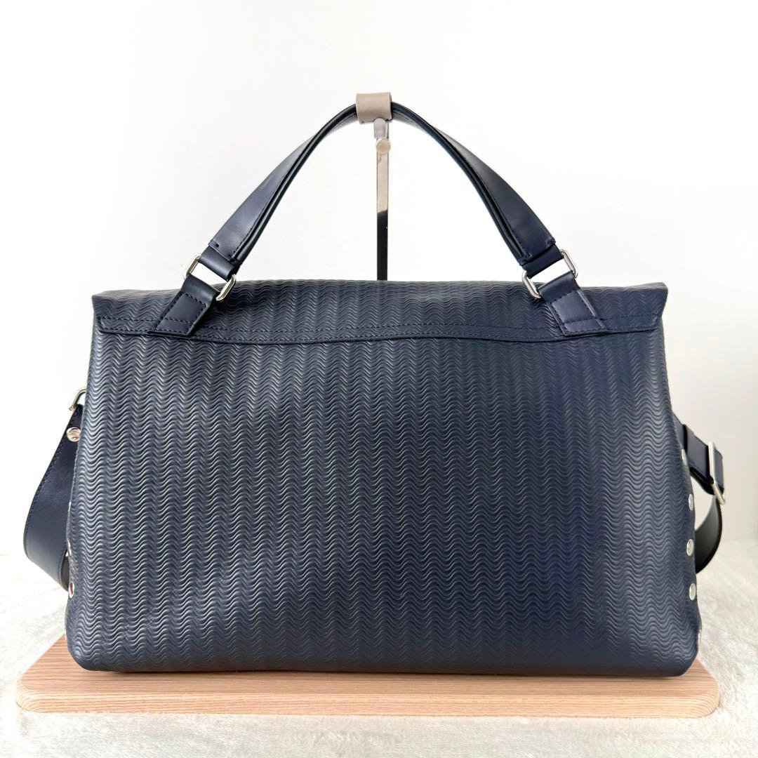 美品】ザネラート POSTINA L カミシミアブランディーン 紺色 - メルカリ