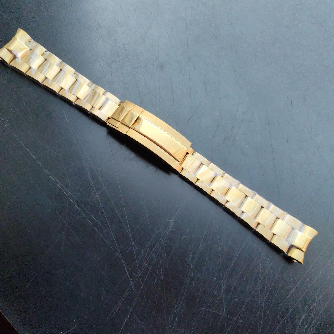 オイスターブレス ダブルロック ラグ幅20mm 激安グライドロック ロゴ無