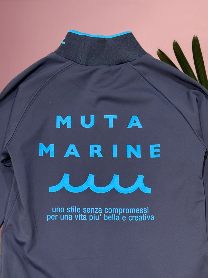 新品】ムータマリン ゴルフ 裏起毛 モックネック グレー Sサイズ