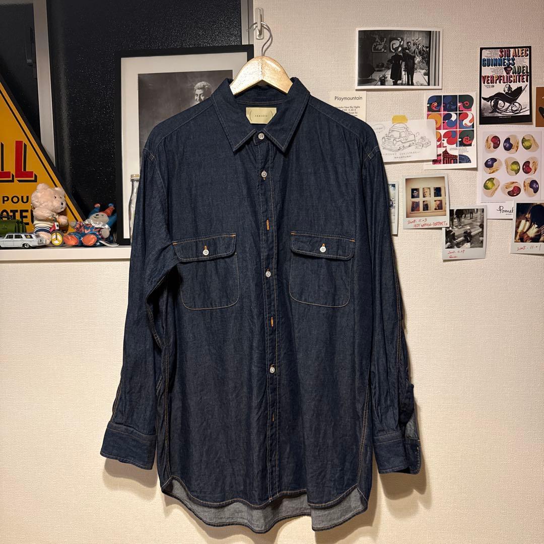 cantate デニムシャツ サンプル Mods Sleeve Shirt - メルカリ