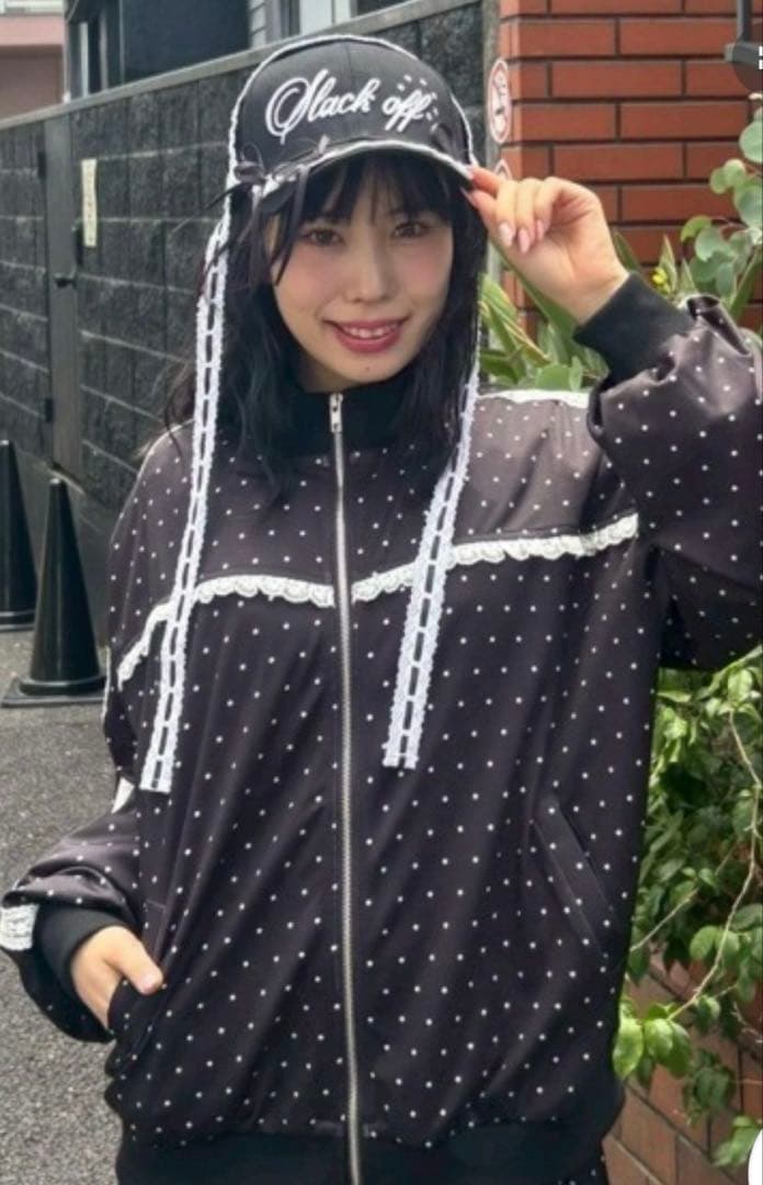 Candy Stripper TINY DOT JERSEY ブルゾン Candy ブルゾン