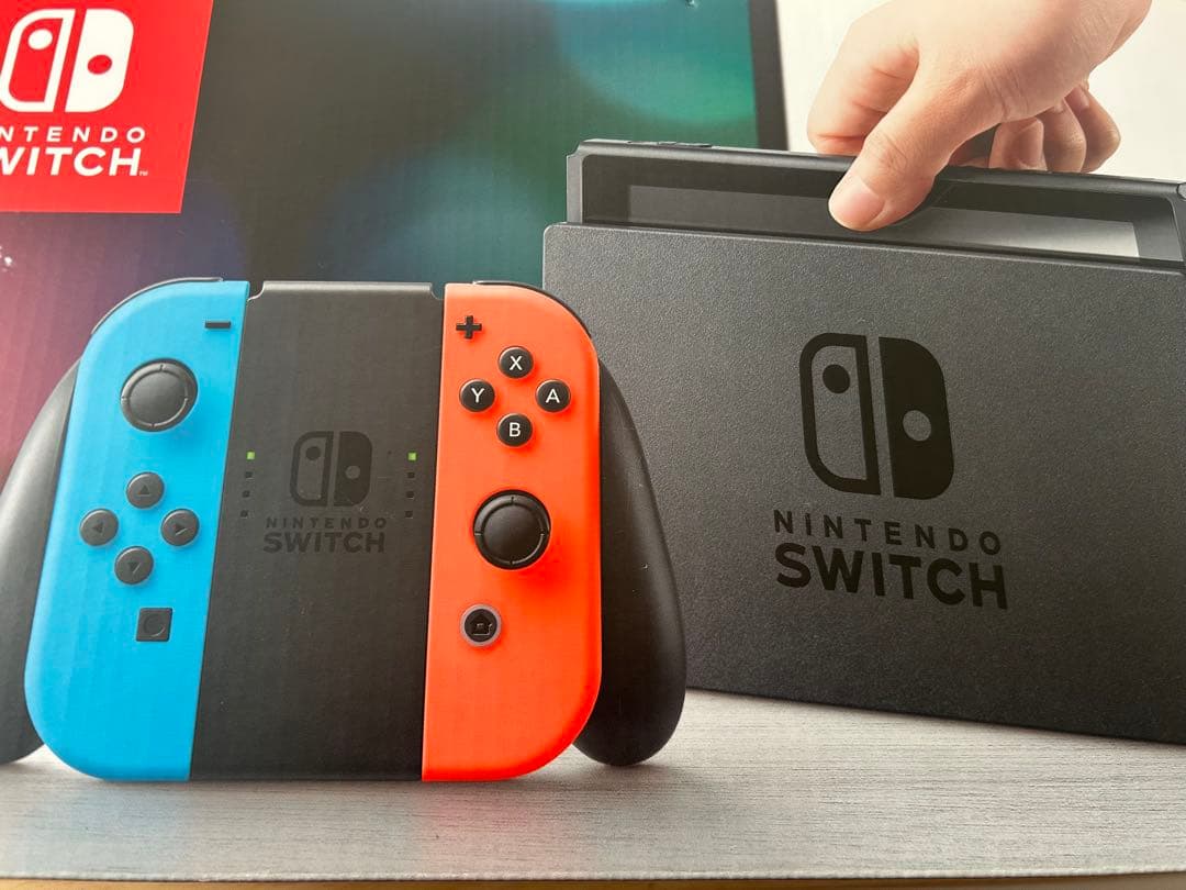Nintendo Switch ネオンブルー/ネオンレッド 本体 - メルカリ