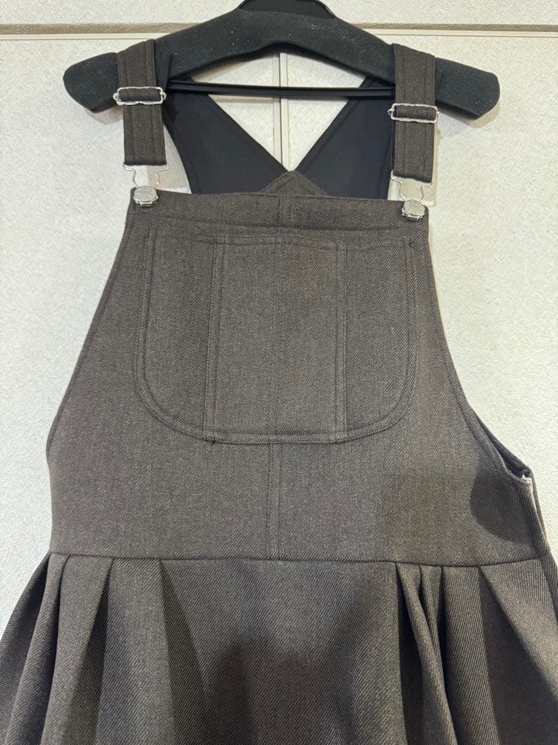 美品 【ロージーモンスター】 ドングリジャンパースカート ブラウン