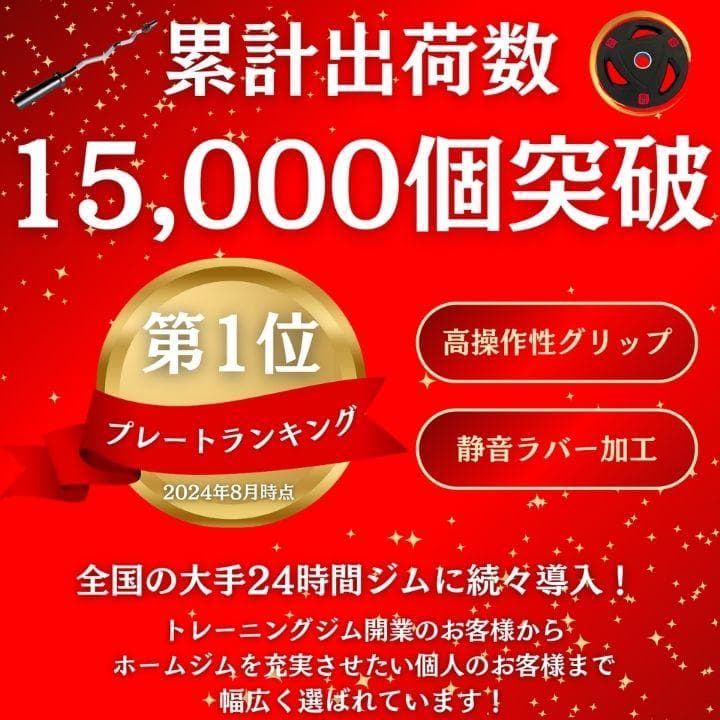 ☆新品・送料無料☆バーベルプレート計40kgセット(20kg×2枚) ラバー