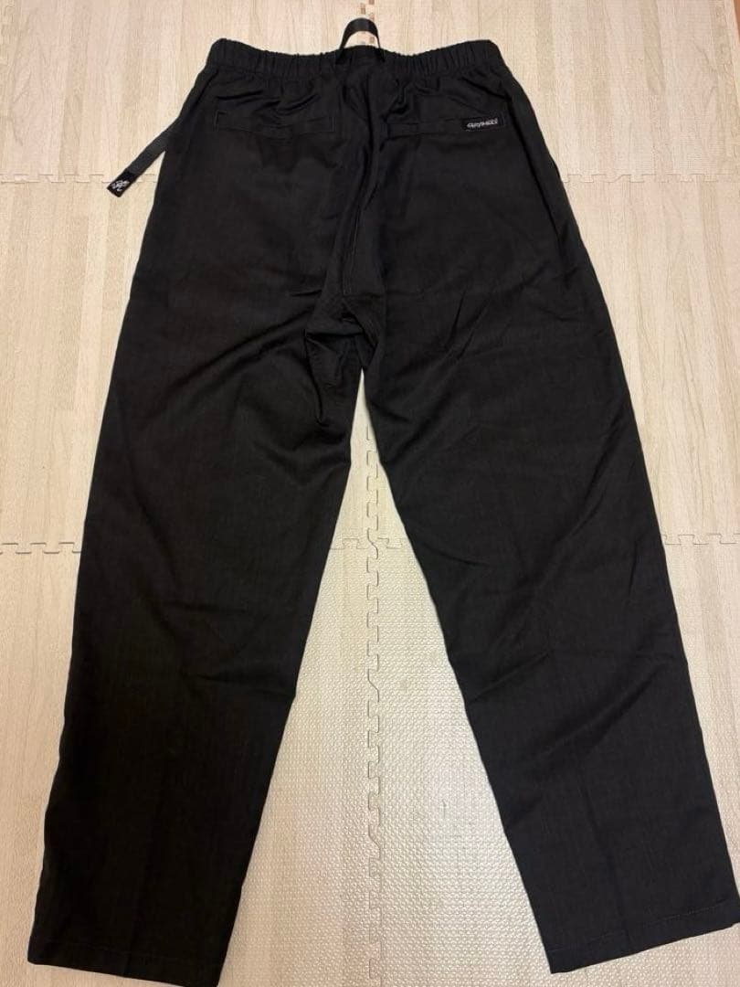 GRAMICCI LOWERCASE ワイドテーパードスラックス チャコール L