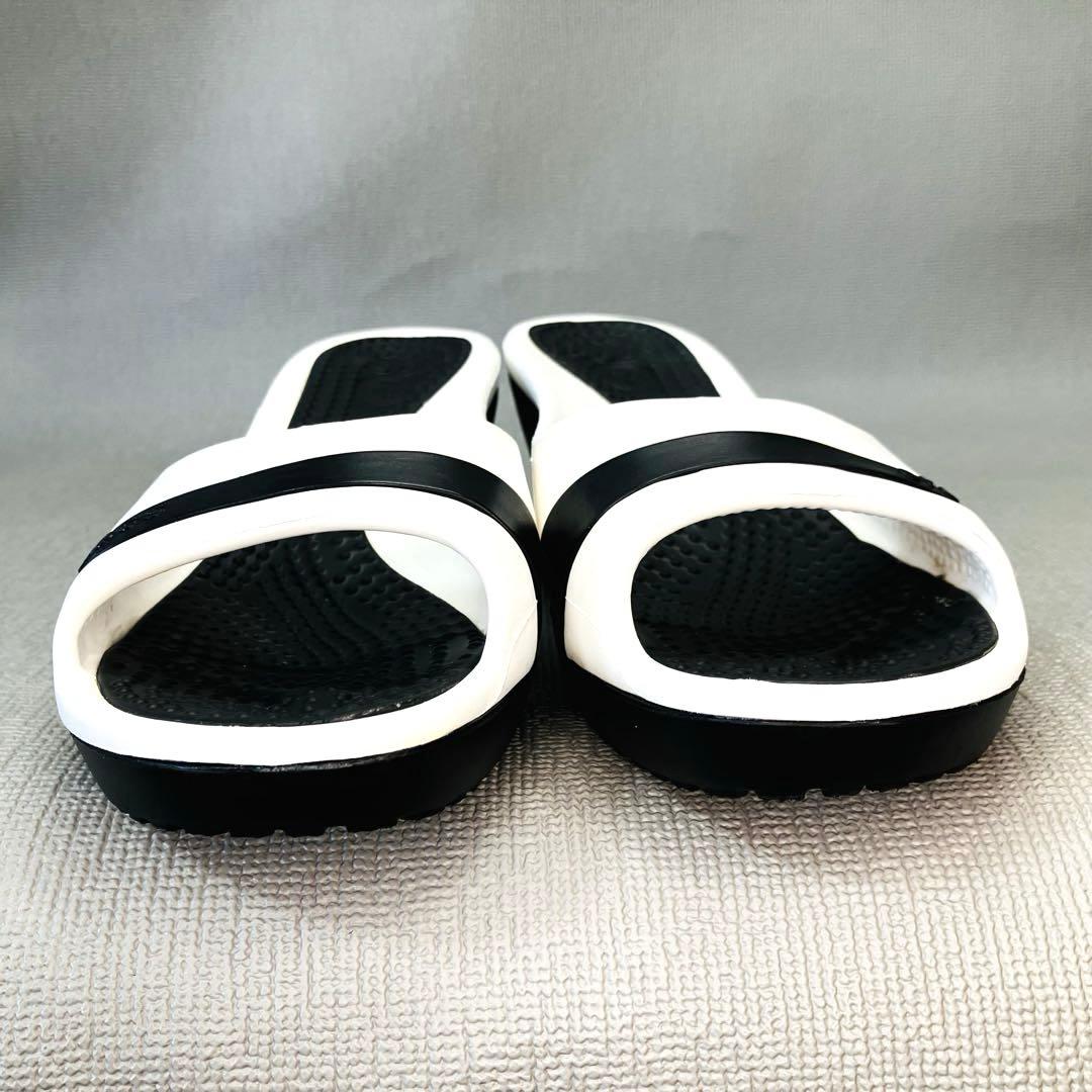 希少美品】廃盤モデル クロックスW6(23㌢)ササリー ホワイト ウェッジ