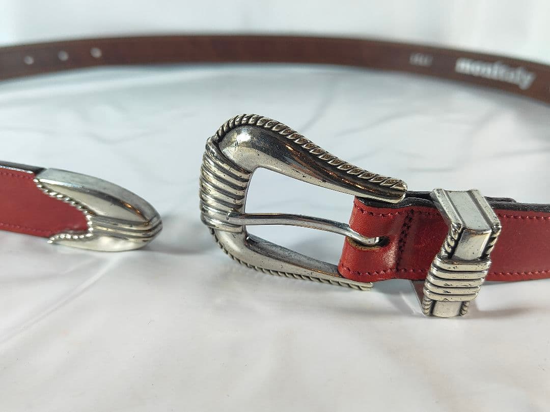 極美品】monitaly USA製正規品 高級ウエスタンベルト ホーウィン社製