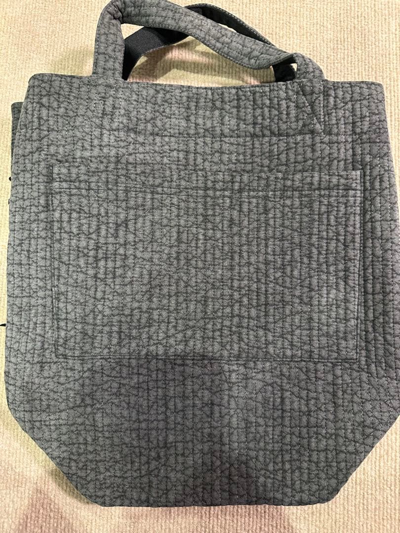 takt様専用‼️ Gypsohila ❣️リボン装飾 エコバッグ グレー