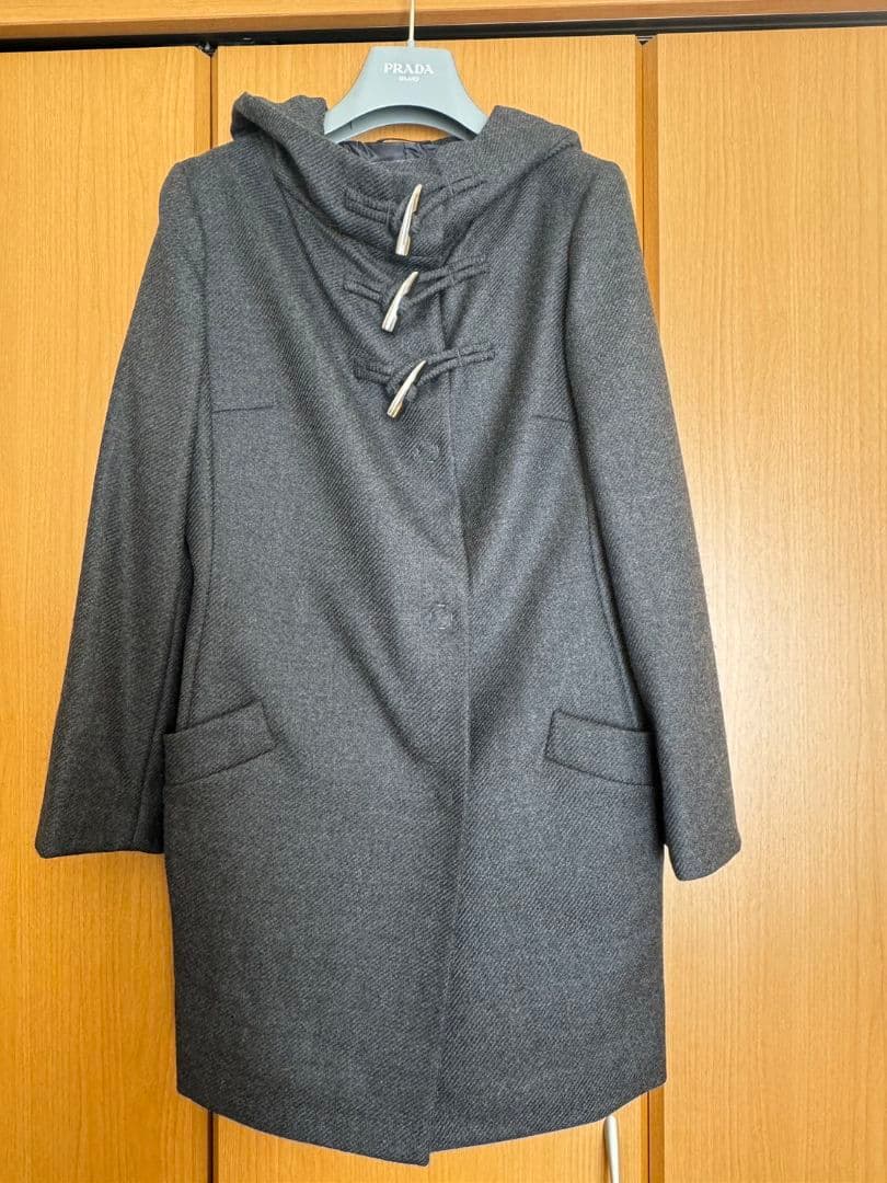 JIL SANDER フード付きコート グレー 中古・古着通販】JIL SANDER (ジルサンダー) ミリタリーコート ライト