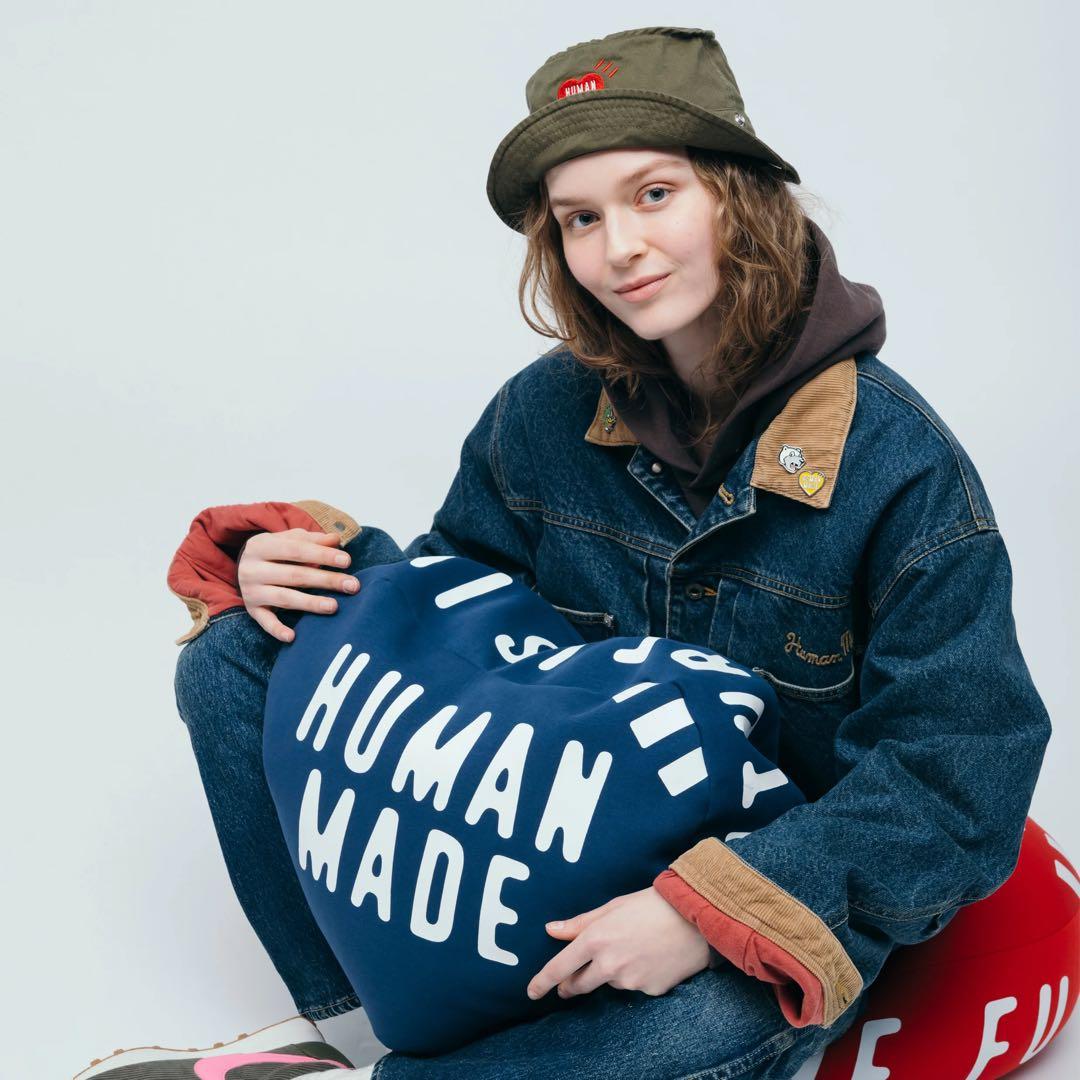 2セット HUMAN MADE ヒューマンメイド Red navy クッション - メルカリ