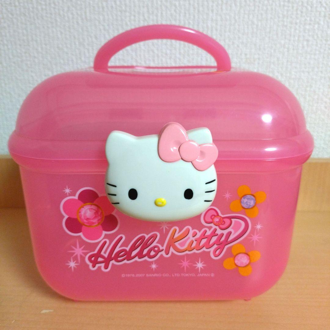 ハローキティ 収納ケース プラスティックケース 小物入れ レア - メルカリ