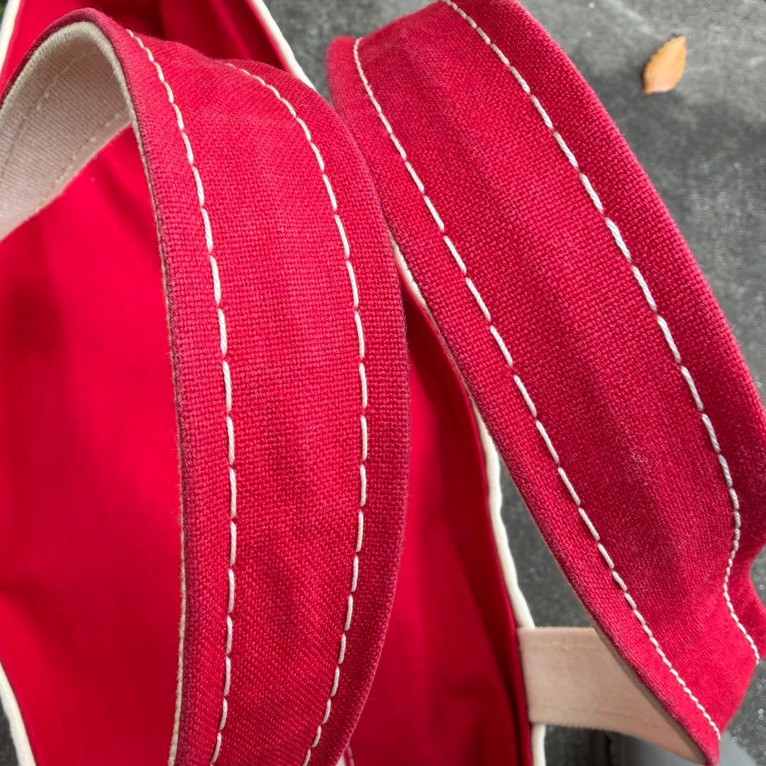 old◎90s L.L.Bean ビーントート ジップトップ 赤 large