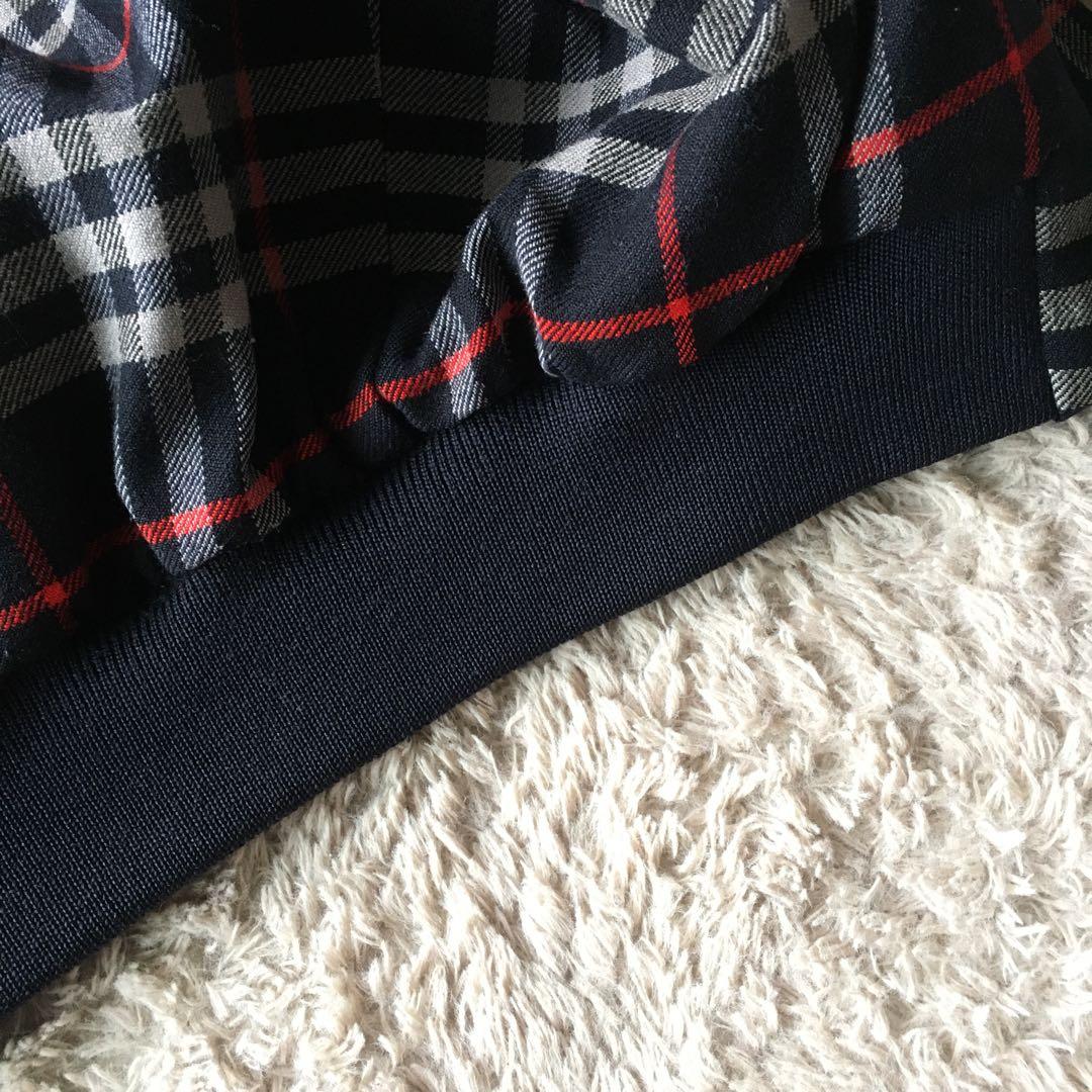 極美品】バーバリーズ ハリントンジャケット ウール ノバチェック