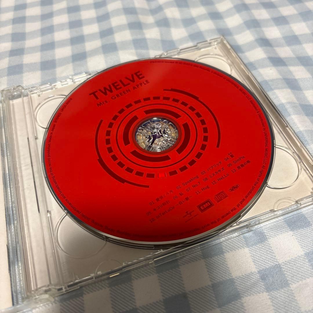 正規品・帯付き】Mrs. GREEN APPLE TWELVE 初回限定盤 - メルカリ