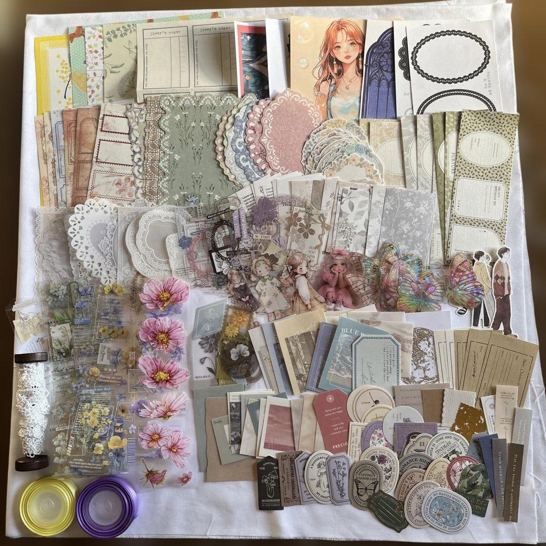 コラージュ素材 おすそ分け 紙モノ シール - メルカリ