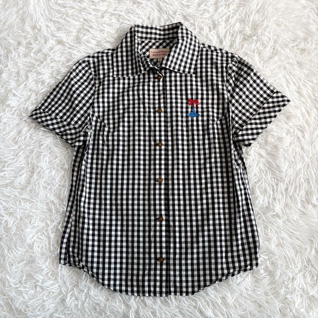 極美品 ヴィヴィアンウエストウッドレッドレーベル 半袖シャツ