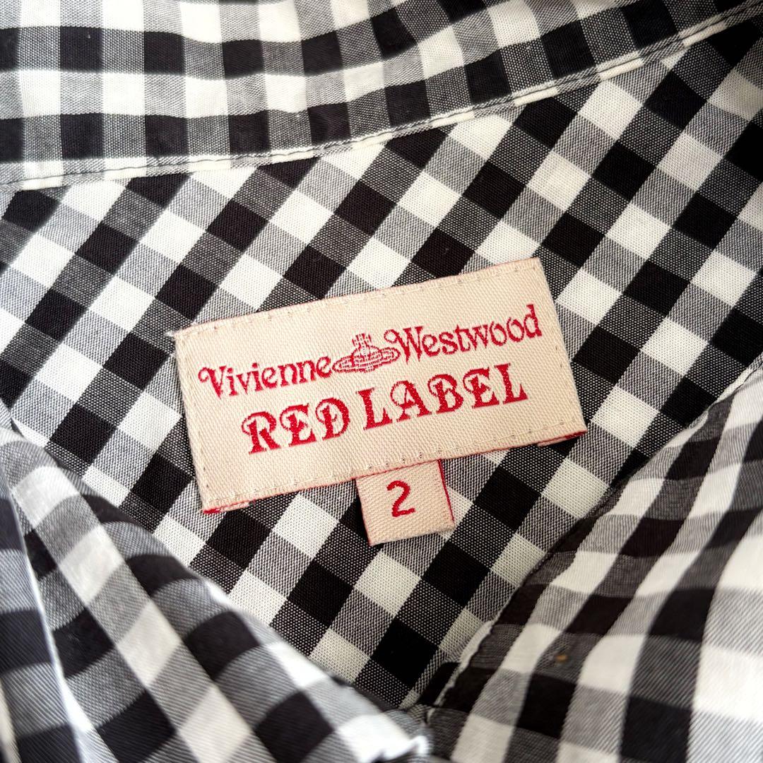 極美品 ヴィヴィアンウエストウッドレッドレーベル 半袖シャツ