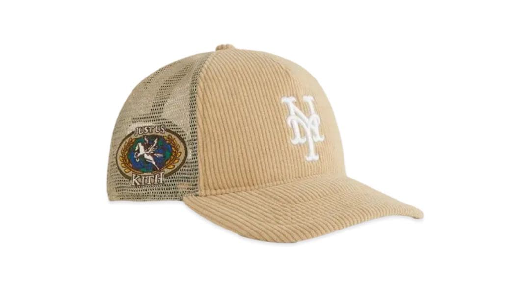 帽子 Kith For The NY Mets Cord Trucker Hat Kith & '47 for the Brooklyn Museum New York Mets Trucker Hat in