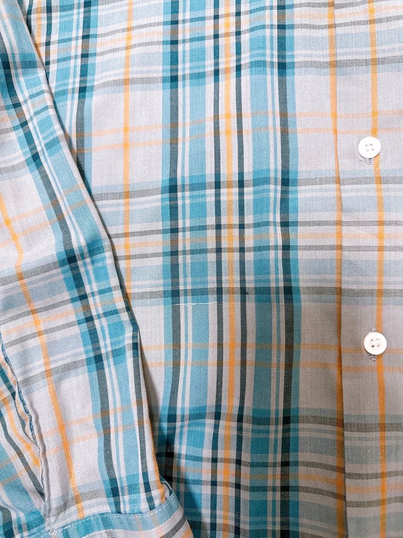 ボ*ブ様 【Lemontea購入】短丈 ボックスシルエット チェックシャツ70s