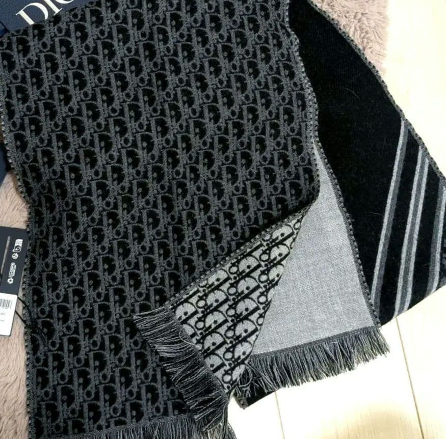 Dior ウールマフラー ChristianDior - メルカリ