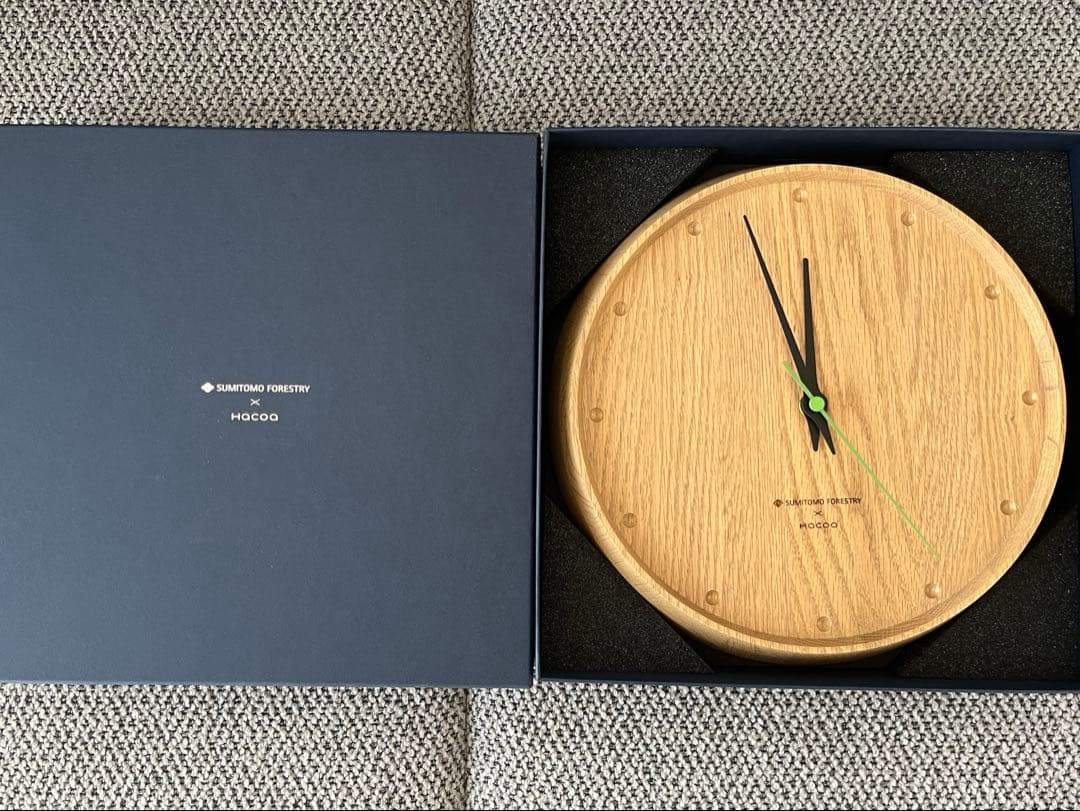 新品未使用】オーク 掛け時計 住友林業 HACOA - メルカリ