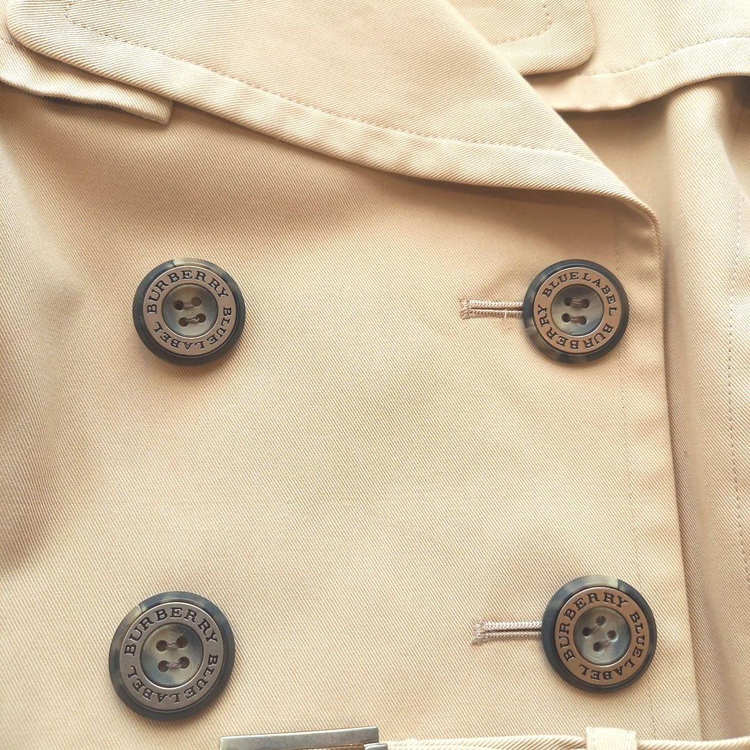 ⭐バーバリーブルーレーベル トレンチコート38⭐ベルト付き ノバチェック